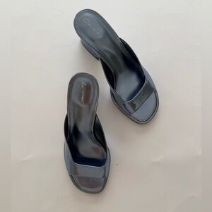 Metallic Blue Circus NY Heels